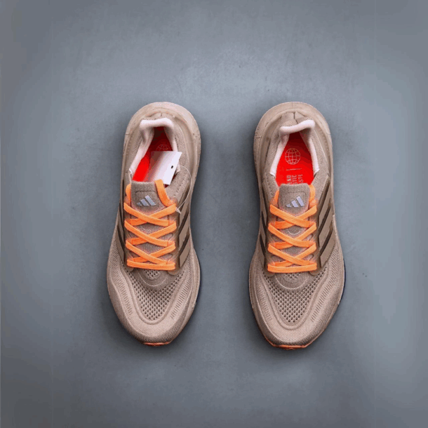 Adidas Ultraboost Light 23 Wonder Taupe Solar Red - Image 10