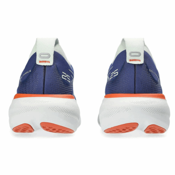 Asics Gel - Nimbus™ 25 Azul Marinho com Laranja e Branco - Image 5