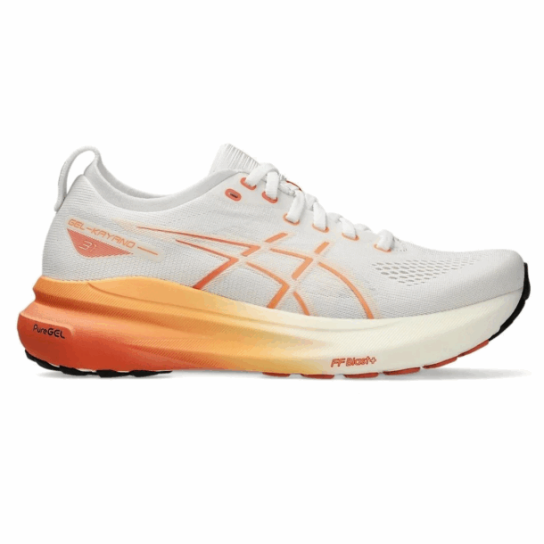 Asics Gel-Kayano 31 Branco com Laranja