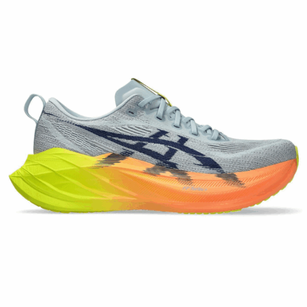 Asics Superblast 2 Paris - Unissex - Cinza com Verde e Laranja - Image 8
