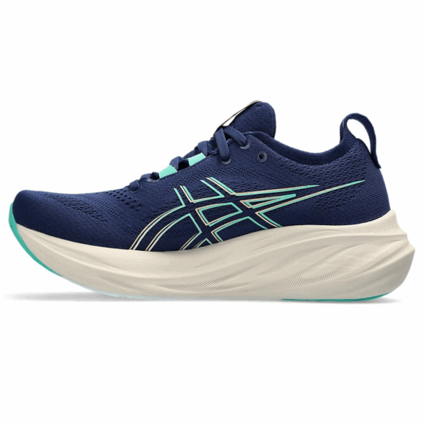 Asics Gel - Nimbus 26 - Azul Marinho com Creme e Verde - Image 2