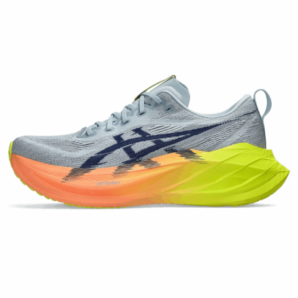 Asics Superblast 2 Paris - Unissex - Cinza com Verde e Laranja - Image 2