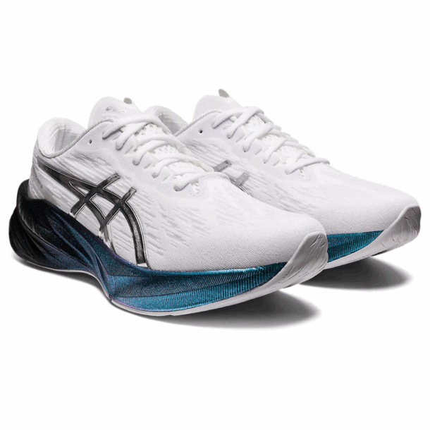 Asics NovaBlast 3 White Blue - Image 2