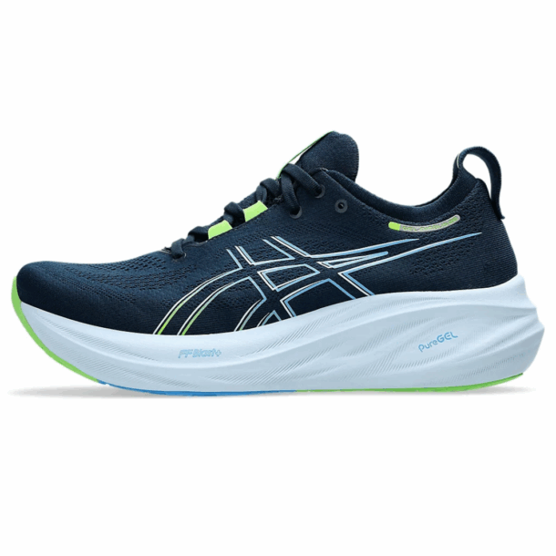 Asics Gel - Nimbus 26 - Azul Marinho com Azul e Verde - Image 2