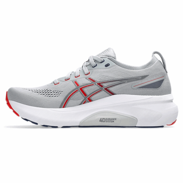 Asics Gel-Kayano 31 Cinza com Vermelho e Azul Marinho - Image 2