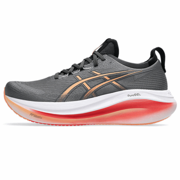 Asics Gel - Nimbus 27 - Cinza/Laranja - Image 2