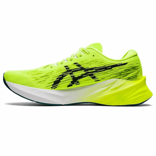 Asics NovaBlast 3 Verde fluorescente e Preto - Image 2