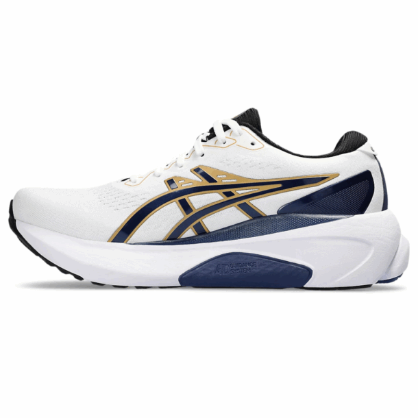 Asics Gel-Kayano 30 - Branco com Azul Marinho e Dourado - Image 2
