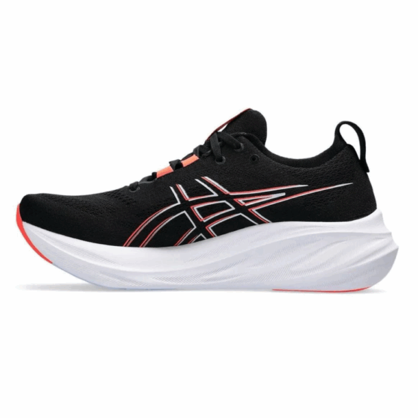 Asics Gel - Nimbus 26 - Preto com Branco e Vermelho - Image 2