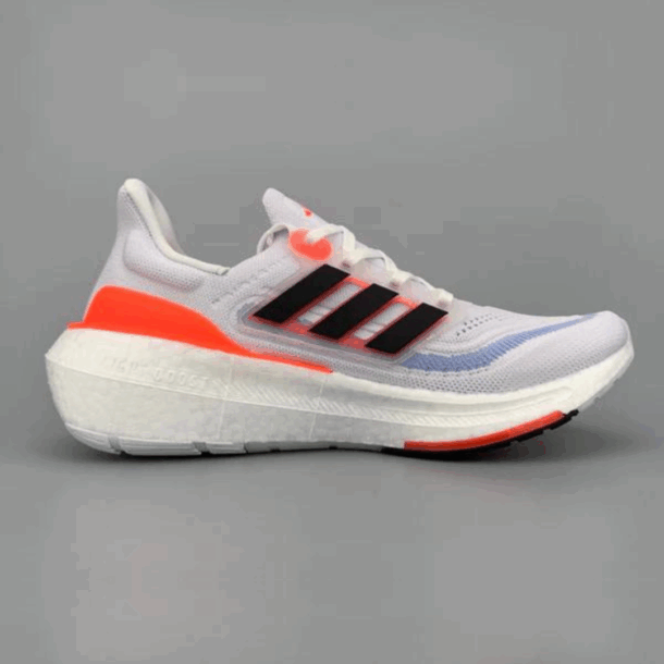 Adidas Ultraboost Light 23 Branco com Vermelho - Image 3