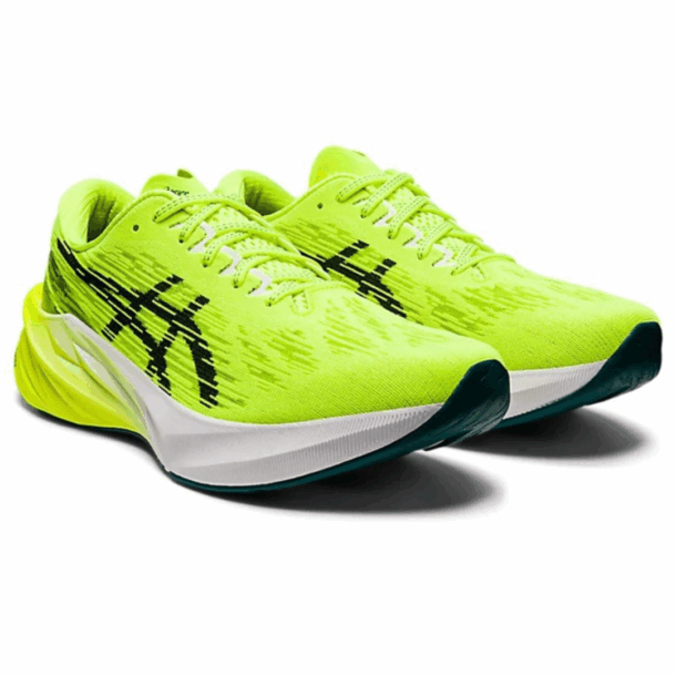Asics NovaBlast 3 Verde fluorescente e Preto - Image 3