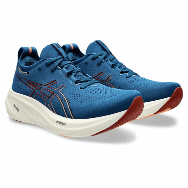 Asics Gel - Nimbus 26 - Azul com Branco e Vermelho - Image 3
