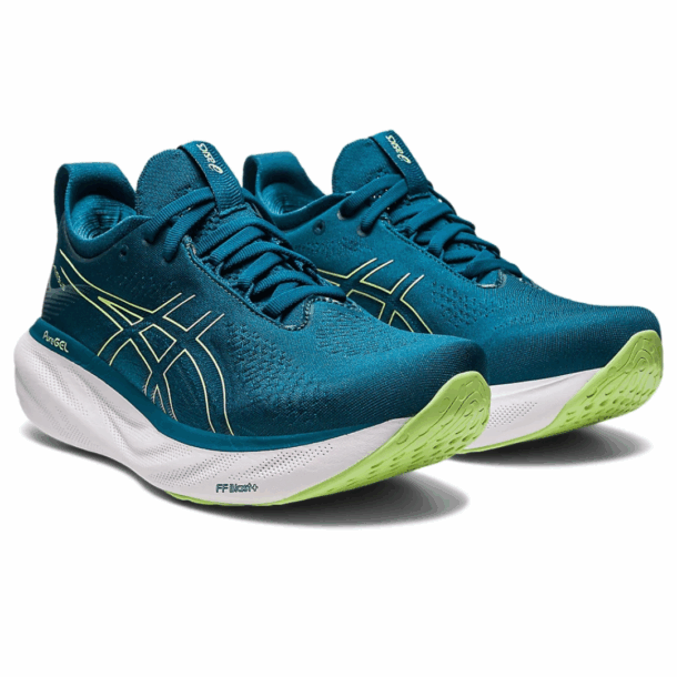 Asics Gel - Nimbus™ 25 Azul com Verde - Image 3