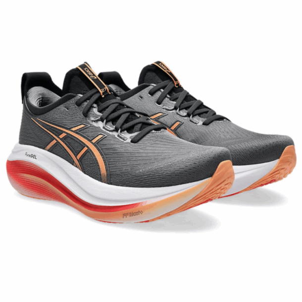 Asics Gel - Nimbus 27 - Cinza/Laranja - Image 3