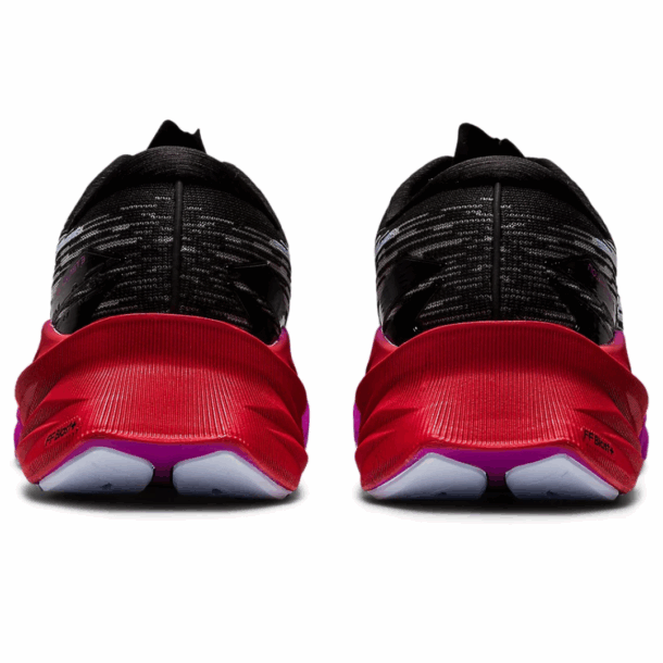 Asics NovaBlast 3 Preto com Roxo e vermelho - Image 3