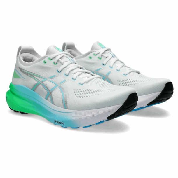 Asics Gel-Kayano 31 Branco com Verde e Azul - Image 3