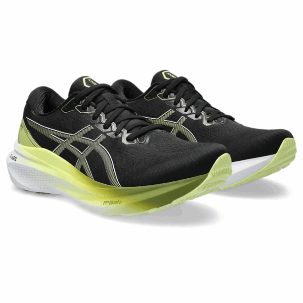Asics Gel-Kayano 30 - Preto e Amarelo com Branco - Image 3