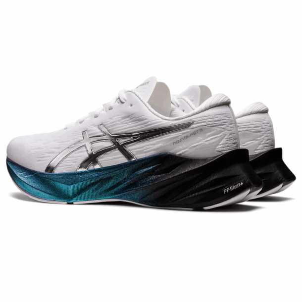 Asics NovaBlast 3 White Blue - Image 4