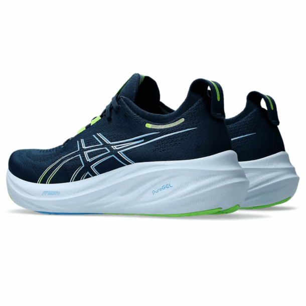 Asics Gel - Nimbus 26 - Azul Marinho com Azul e Verde - Image 4