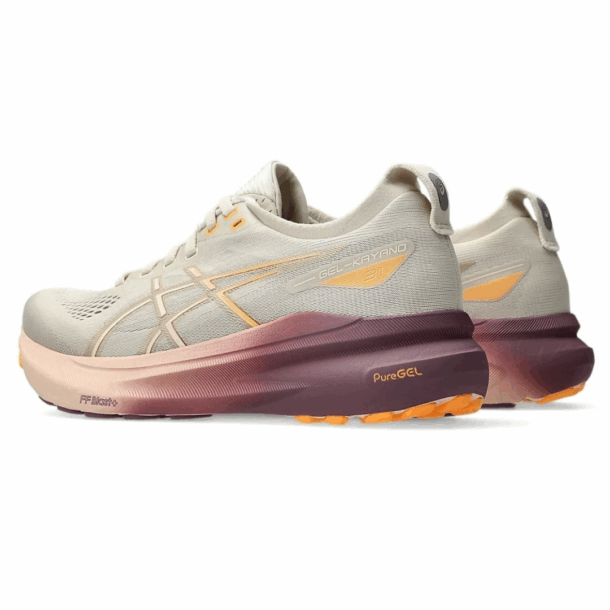Asics Gel-Kayano 31 Bege com Laranja e Vermelho - Image 4