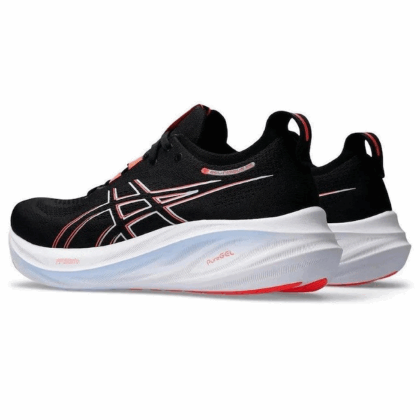 Asics Gel - Nimbus 26 - Preto com Branco e Vermelho - Image 4