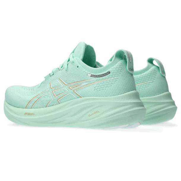 Asics Gel - Nimbus 26 - Verde com Branco e Dourado - Image 4