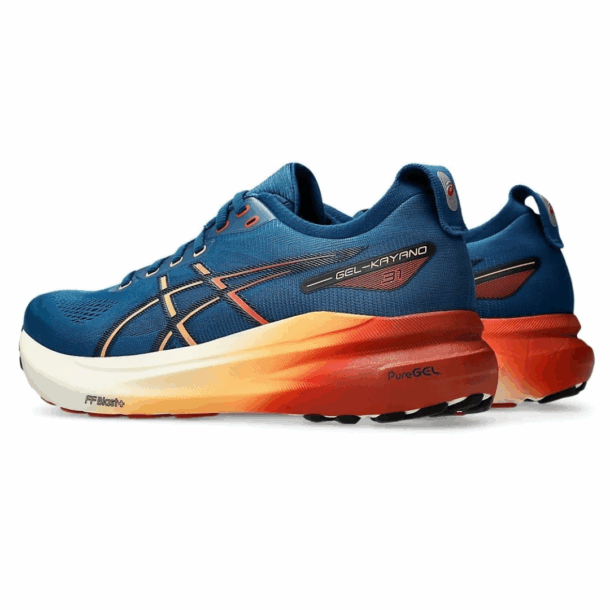 Asics Gel-Kayano 31 Paris -Platinum - Azul Marinho com Vermelho - Image 4