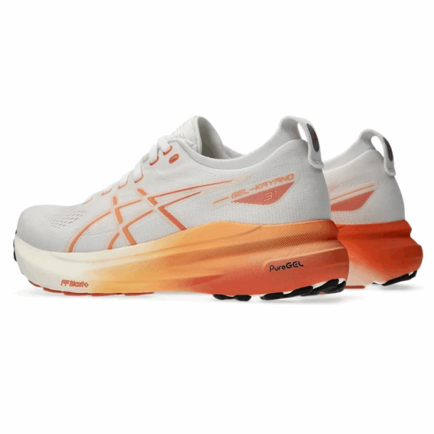 Asics Gel-Kayano 31 Branco com Laranja - Image 4