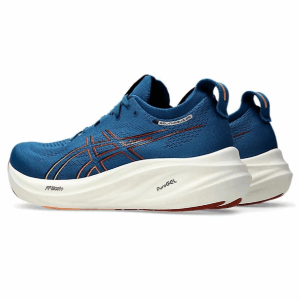 Asics Gel - Nimbus 26 - Azul com Branco e Vermelho - Image 4