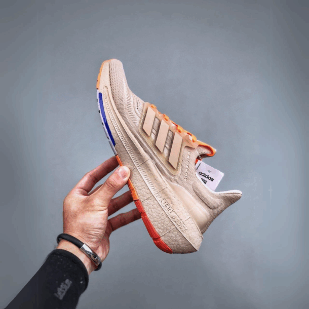 Adidas Ultraboost Light 23 Wonder Taupe Solar Red - Image 4