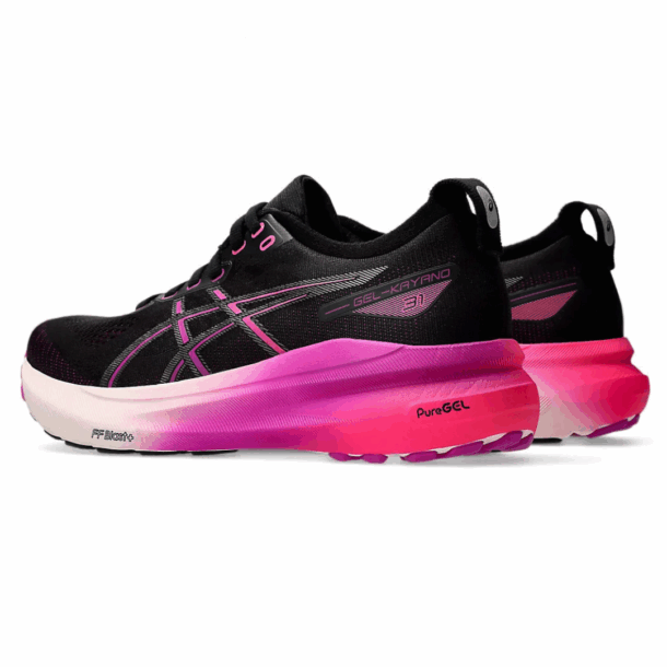 Asics Gel-Kayano 31 Preto com Rosa - Image 4