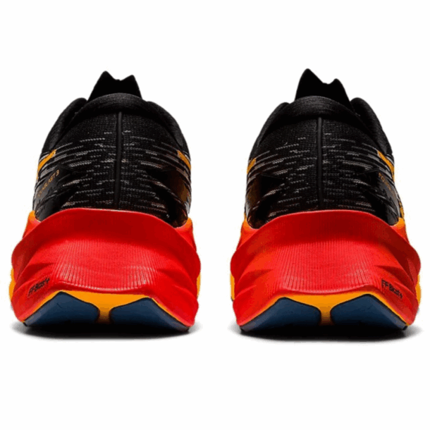 Asics NovaBlast 3 Preto com Vermelho e Laranja - Image 5