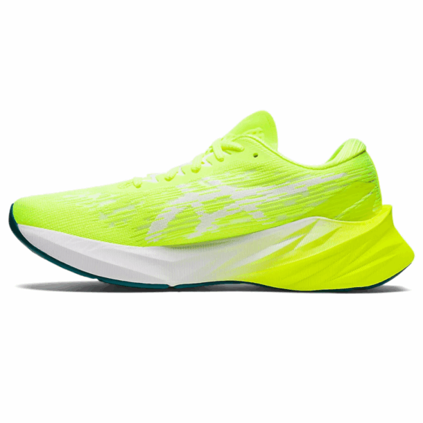 Asics NovaBlast 3 Verde fluorescente e Branco - Image 5