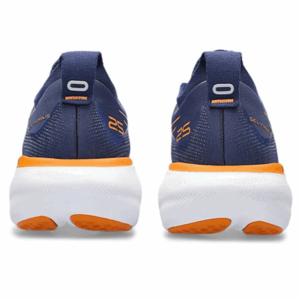 Asics Gel - Nimbus™ 25 Azul Marinho e Laranja - Image 5