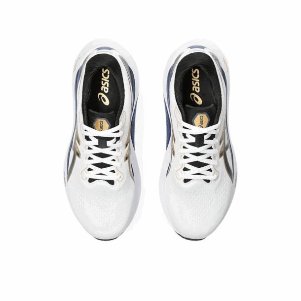 Asics Gel-Kayano 30 - Branco com Azul Marinho e Dourado - Image 5