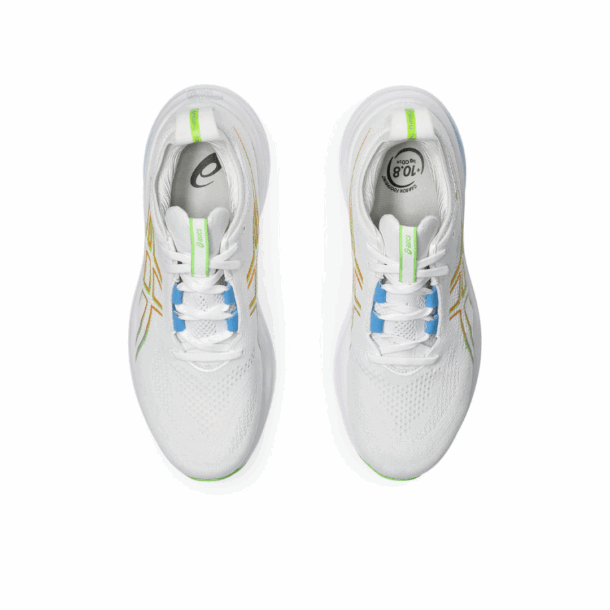 Asics Gel - Nimbus 26 - Branco com Azul e Verde - Image 5