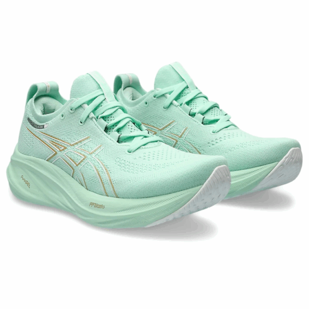 Asics Gel - Nimbus 26 - Verde com Branco e Dourado - Image 3
