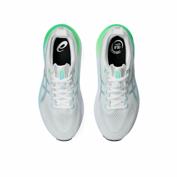 Asics Gel-Kayano 31 Branco com Verde e Azul - Image 6