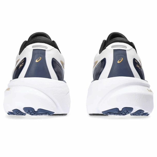 Asics Gel-Kayano 30 - Branco com Azul Marinho e Dourado - Image 6