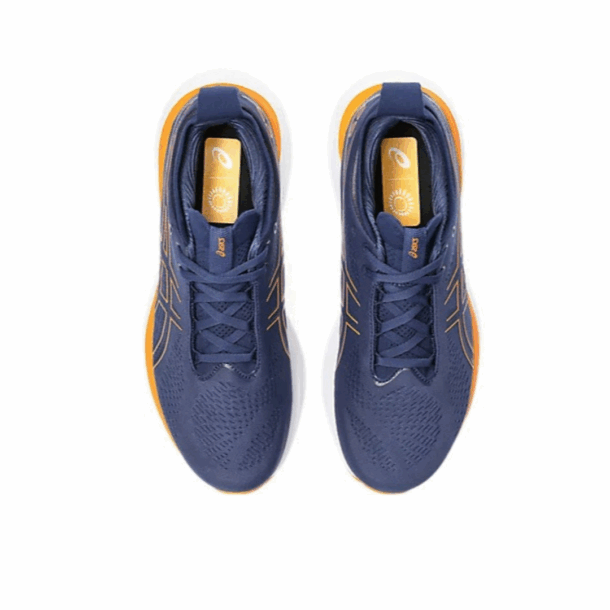 Asics Gel - Nimbus™ 25 Azul Marinho e Laranja - Image 6
