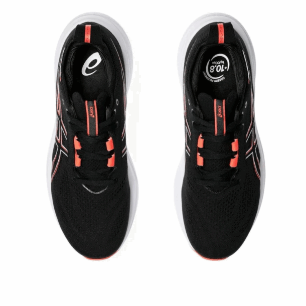 Asics Gel - Nimbus 26 - Preto com Branco e Vermelho - Image 6