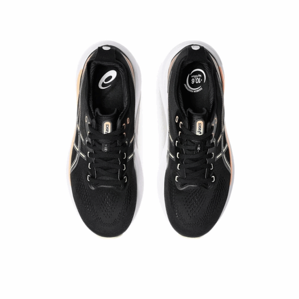 Asics Gel-Kayano 31 Preto com Branco e Laranja - Image 6