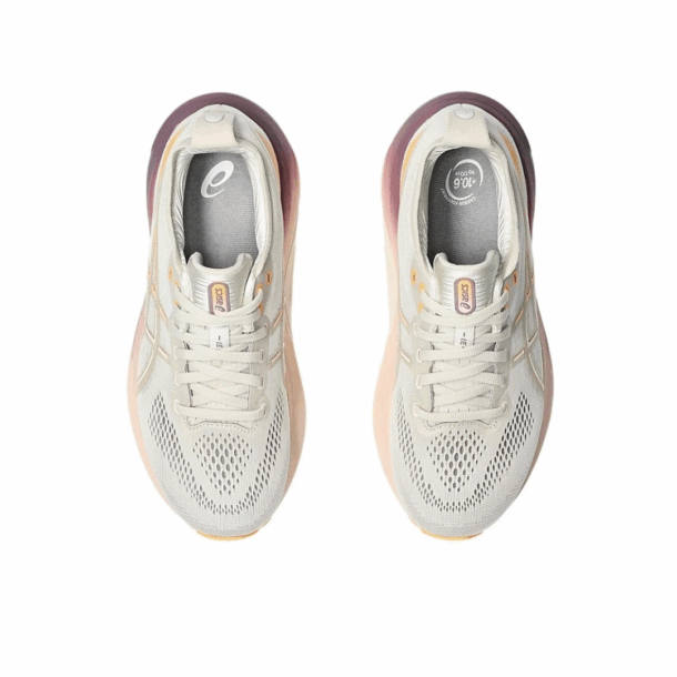 Asics Gel-Kayano 31 Bege com Laranja e Vermelho - Image 6
