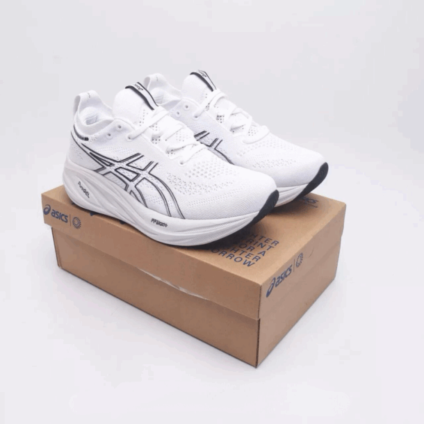 Asics Gel - Nimbus 26 - Branco Preto - Image 7