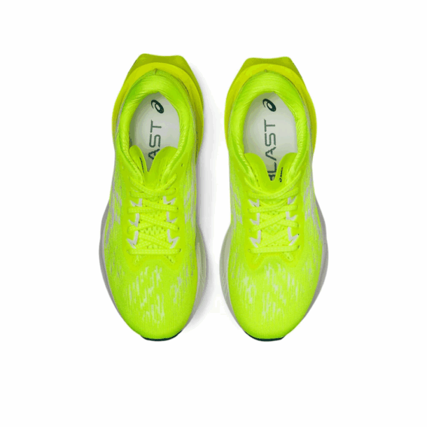Asics NovaBlast 3 Verde fluorescente e Branco - Image 7