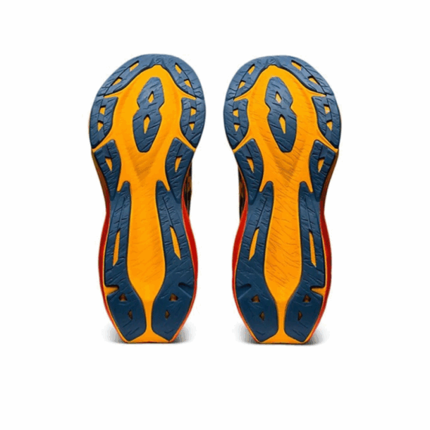Asics NovaBlast 3 Preto com Vermelho e Laranja - Image 7