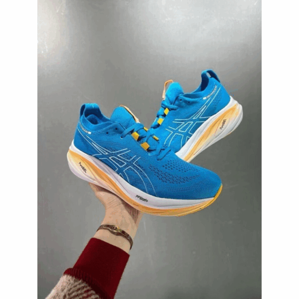 Asics Gel - Nimbus 26 - Azul e Laranja - Image 7