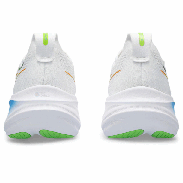 Asics Gel - Nimbus 26 - Branco com Azul e Verde - Image 6