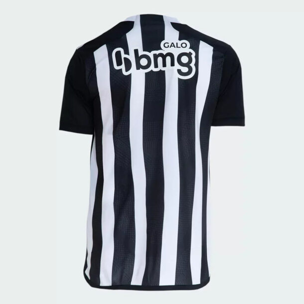 Camisa Atlético Mineiro I 24/25 s/n° Torcedor Masculina - Branco+Preto - Image 2