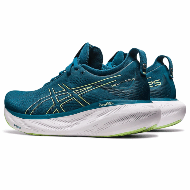 Asics Gel - Nimbus™ 25 Azul com Verde - Image 4